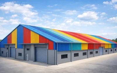 Colour Coated Roofing Sheets for Industrial Buildings
