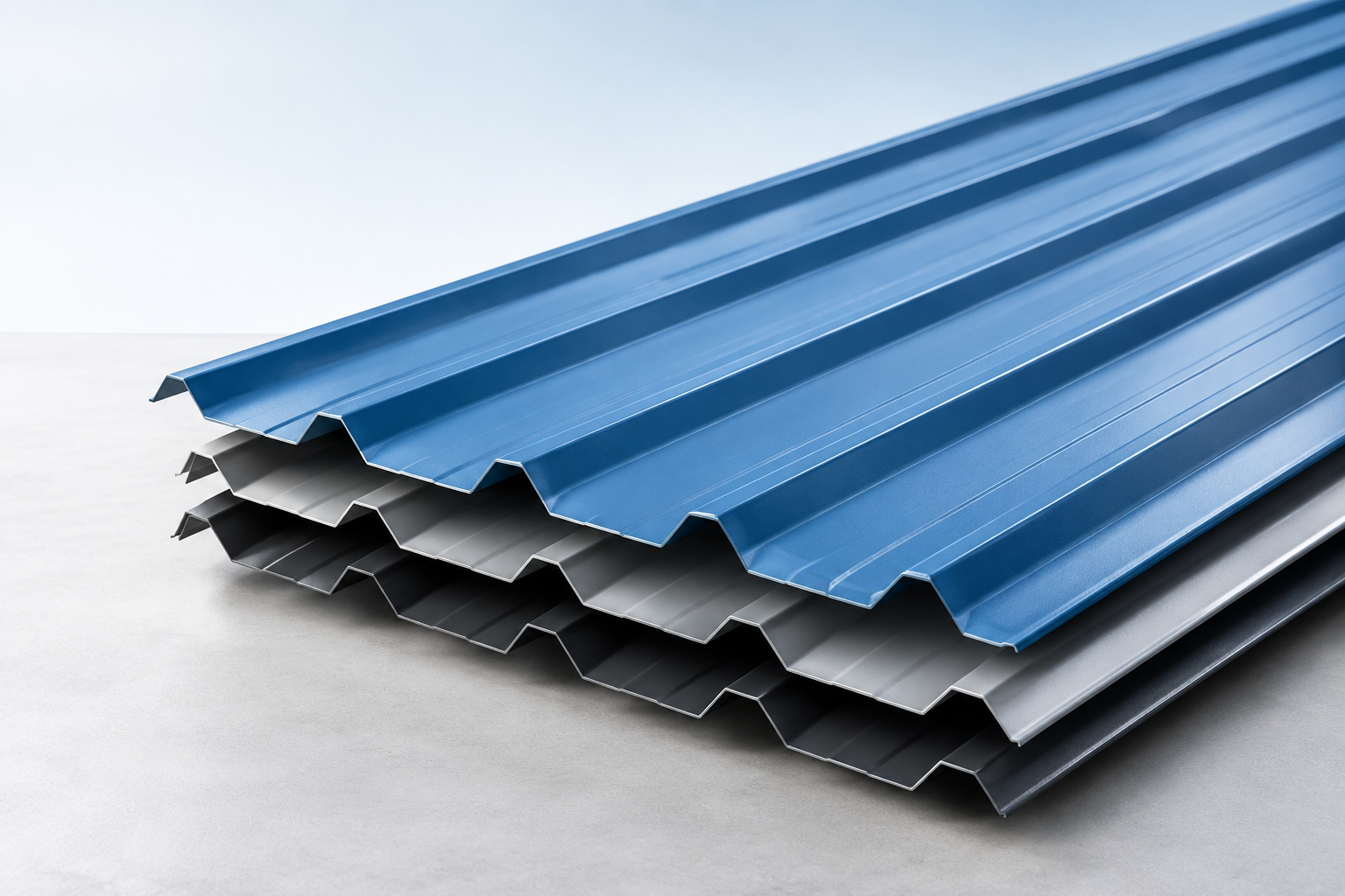 Colour roofing sheets