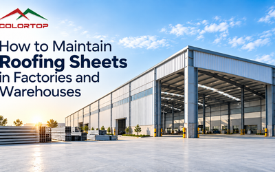 How to Maintain Roofing Sheets in Factories and Warehouses